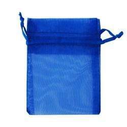 AussieSuperStore Party Essentials Organza Bag Mini Royal Blue Organza Bag Mini Royal Blue | Gift Bags | Christmas Gift Bags 9331468002208 VCSB10-RB